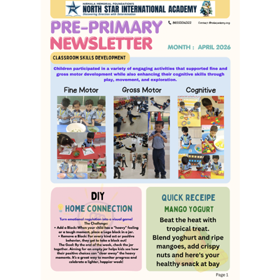Pre Primary Newsletter April 2026
